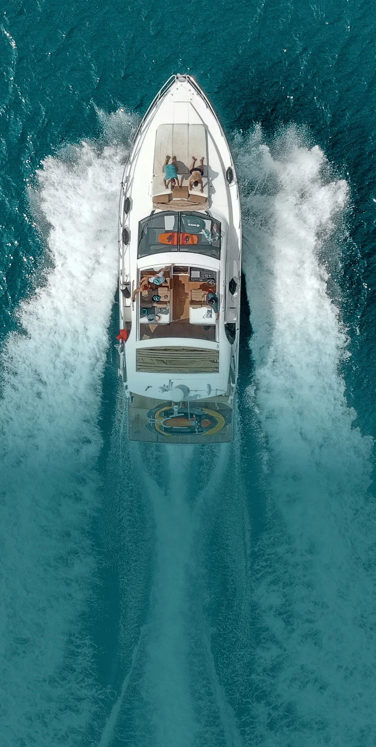 Boat imagery from Topsail Marine Insurance