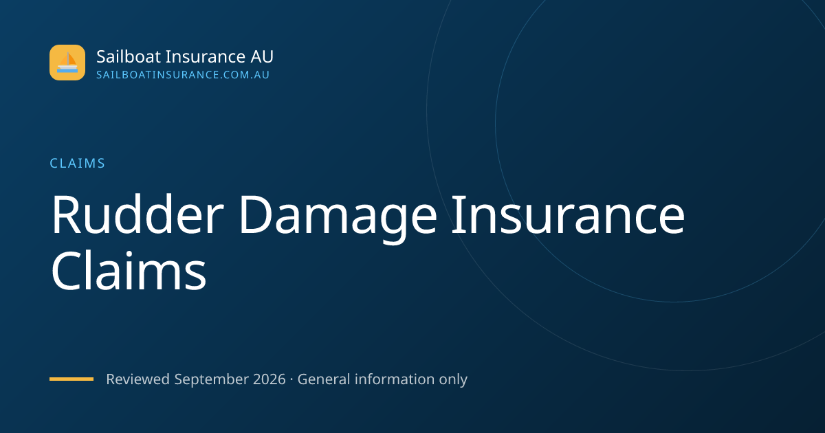Rudder Damage Insurance Claims